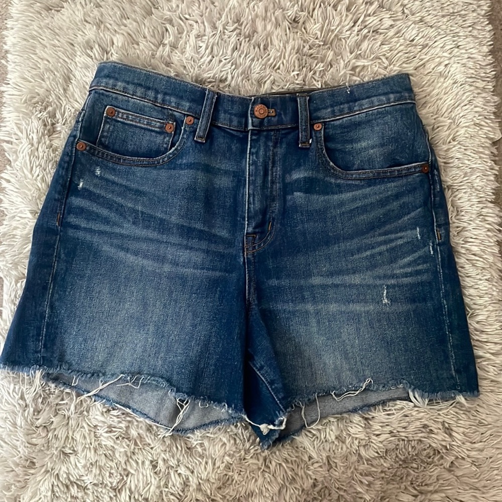 Madewell size 27 high rise denim shorts